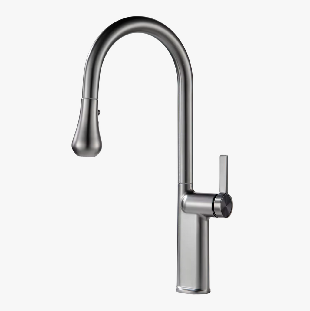 Antiqle Hartley Küchenarmatur – Ausziehbar, 360° drehbar, 60 cm Schlauch