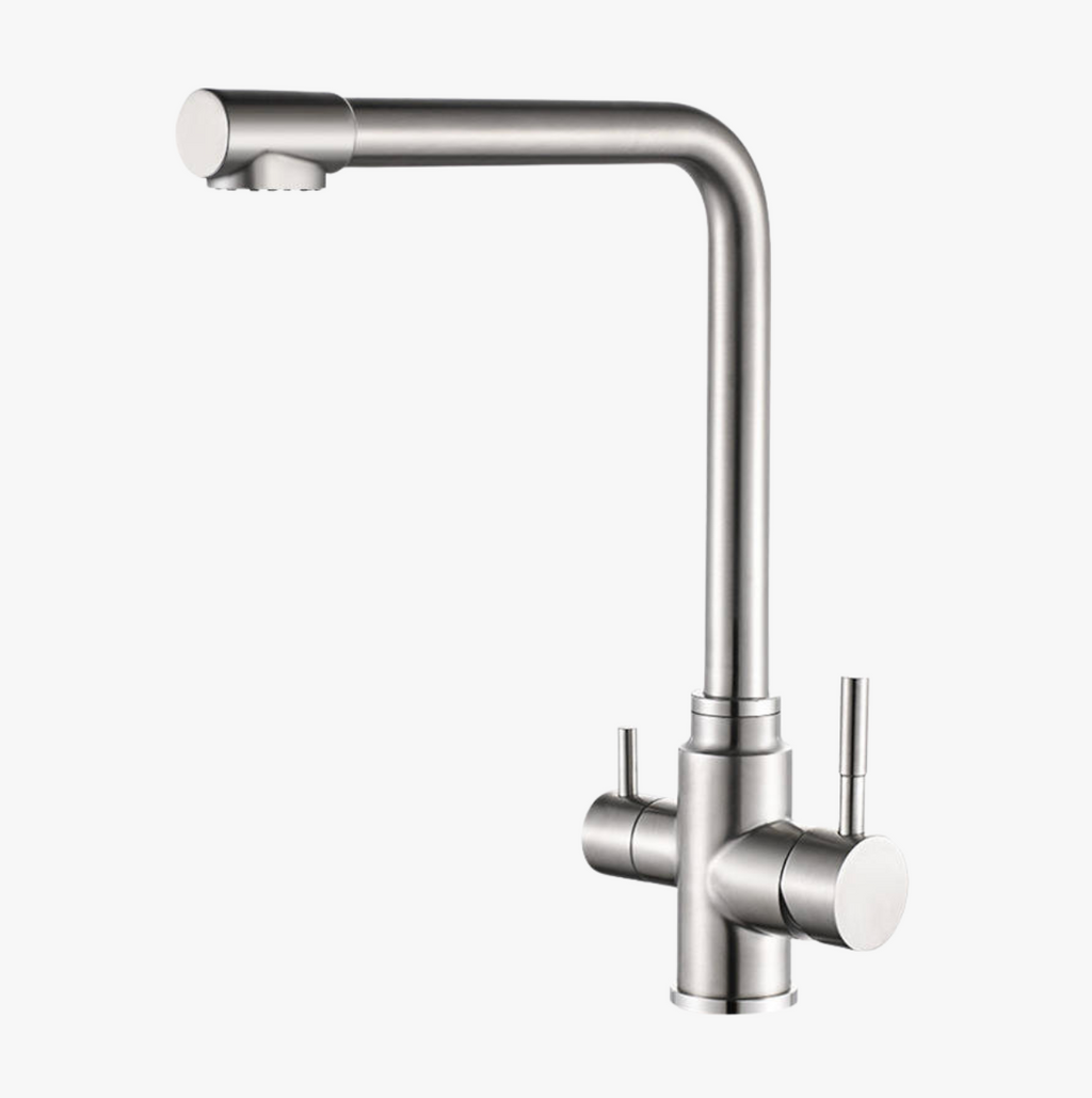 Antiqle Eiran Küchenarmatur – 2-Wege-System, 360° drehbar, Edelstahl 304