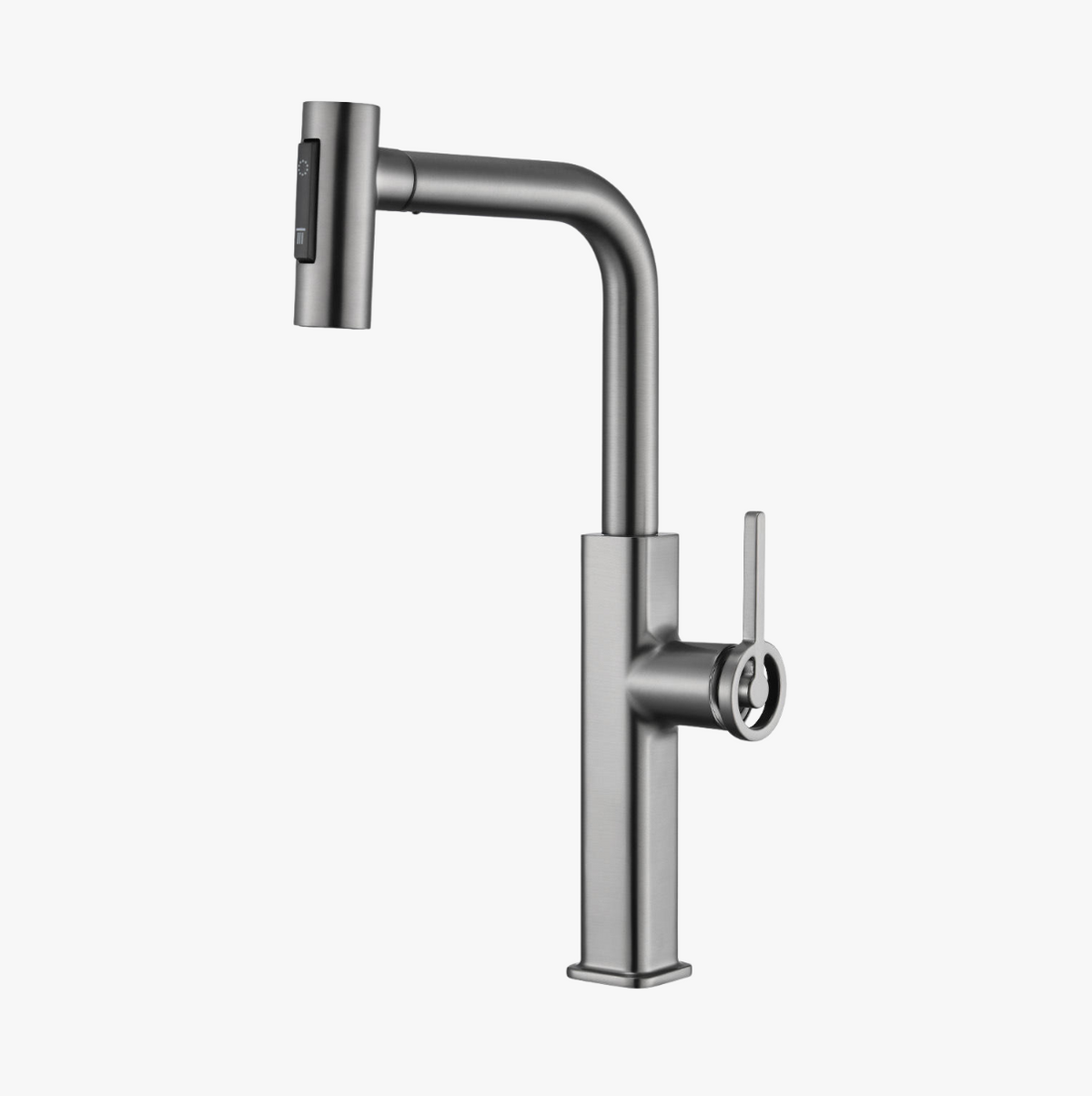 Antiqle Nelo Küchenarmatur – Wasserfall, Ausziehbar, Warm & Kalt