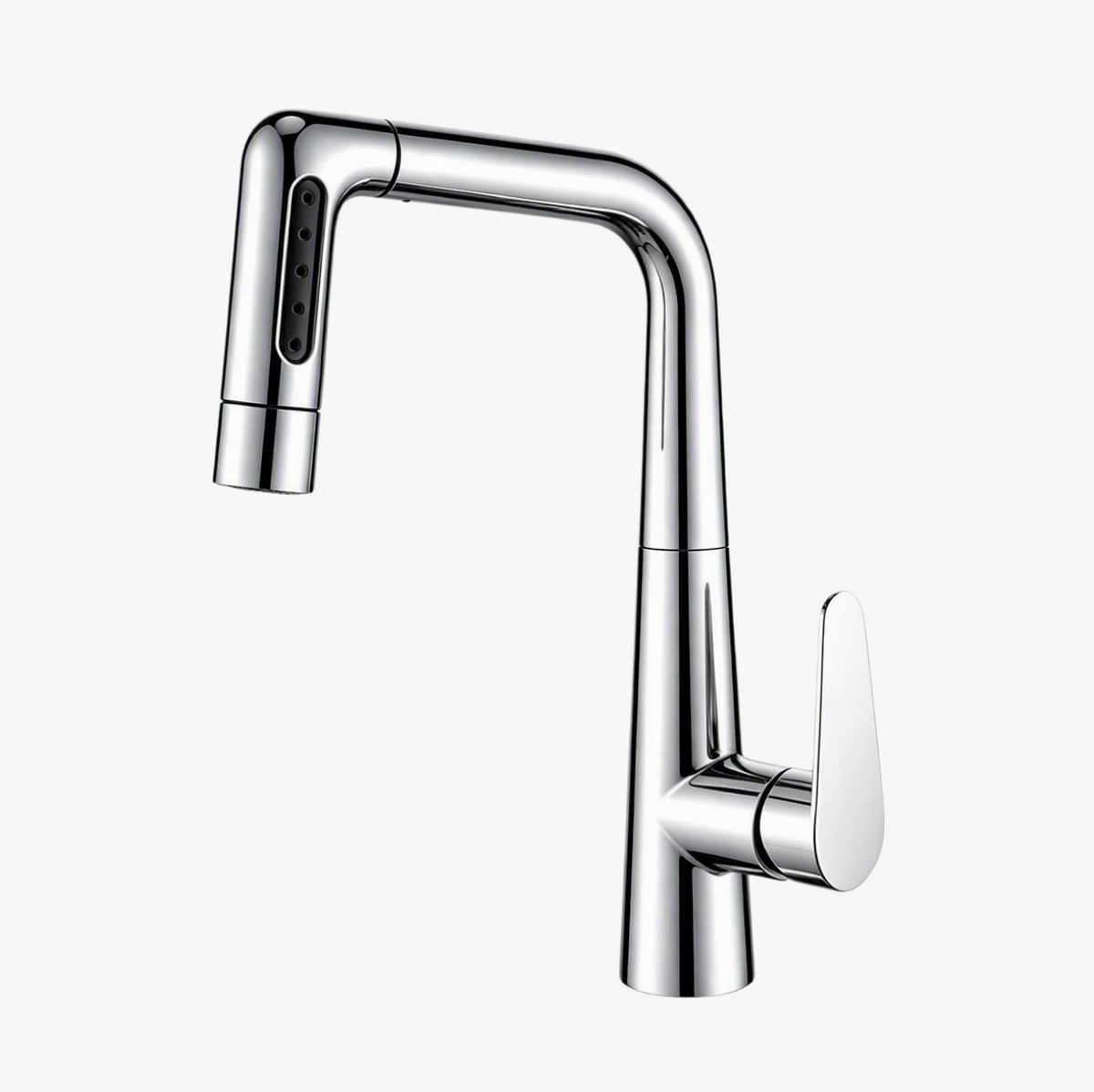 Antiqle Coren Küchenarmatur – 360° drehbar, Kupfer, Chrom