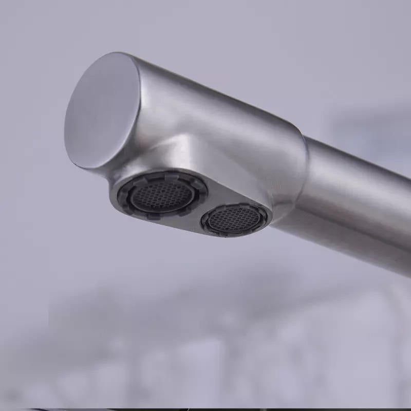 Antiqle Eiran Küchenarmatur – 2-Wege-System, 360° drehbar, Edelstahl 304