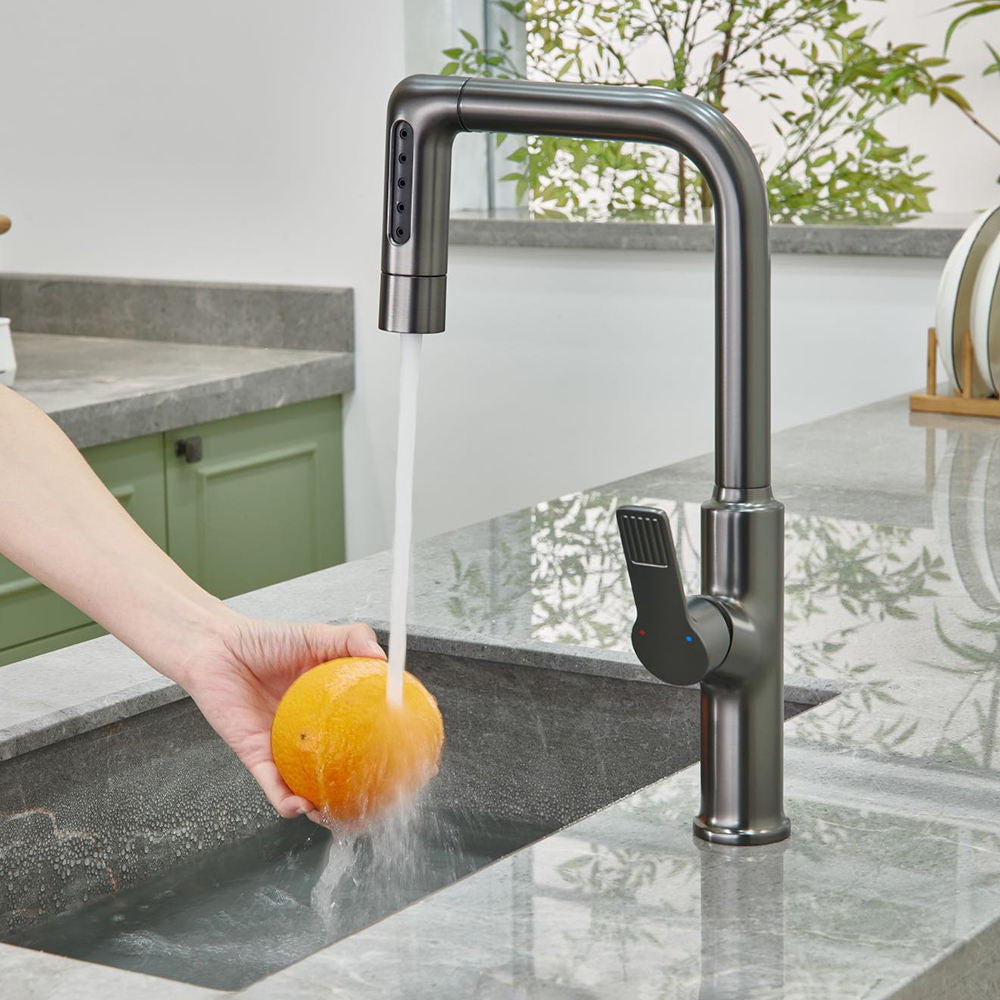 Antiqle Koven Küchenarmatur – 4 Funktionen, Digitalanzeige, Wasserfall