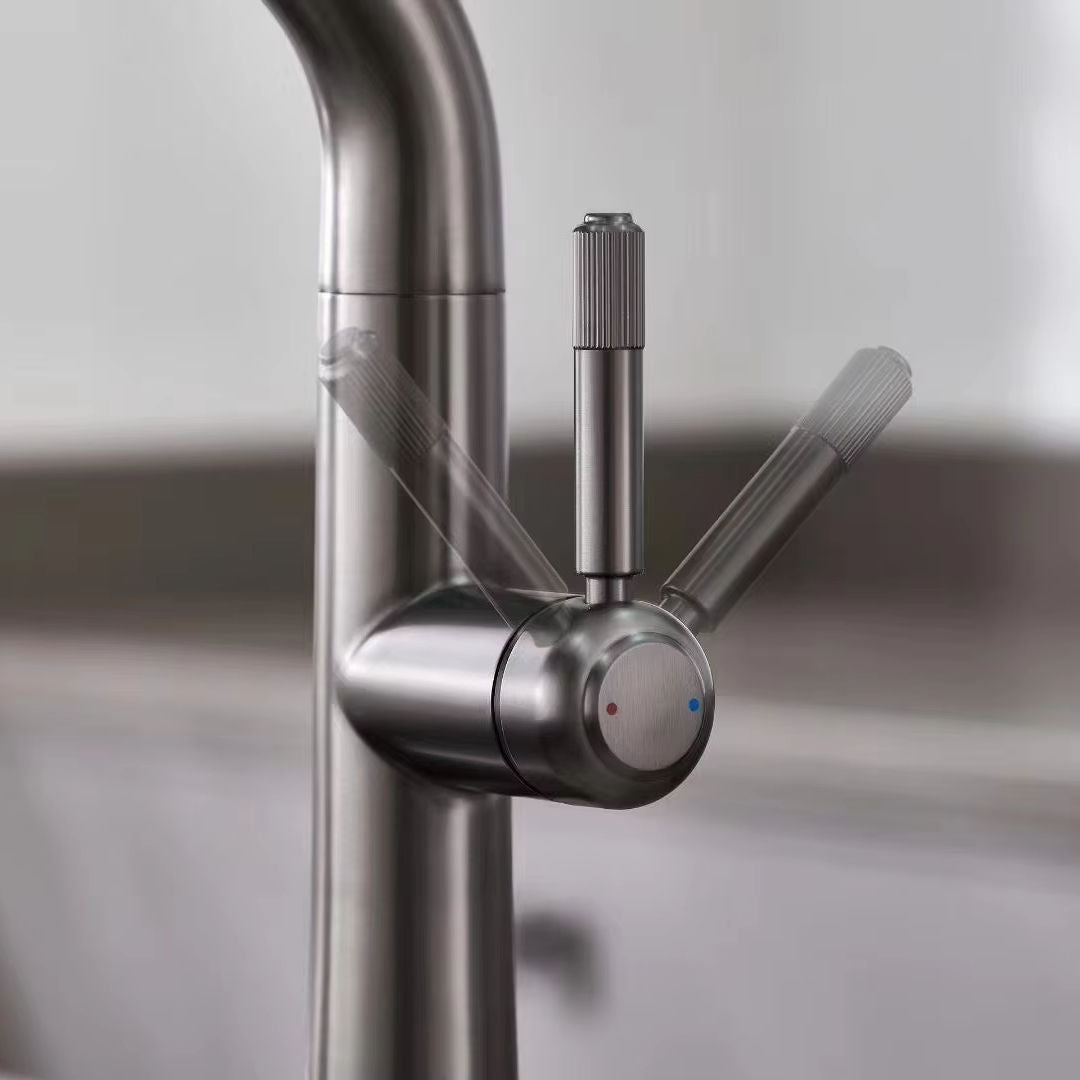 Antiqle Meran Küchenarmatur – Wasserfilter, Ausziehbar, 360° drehbar