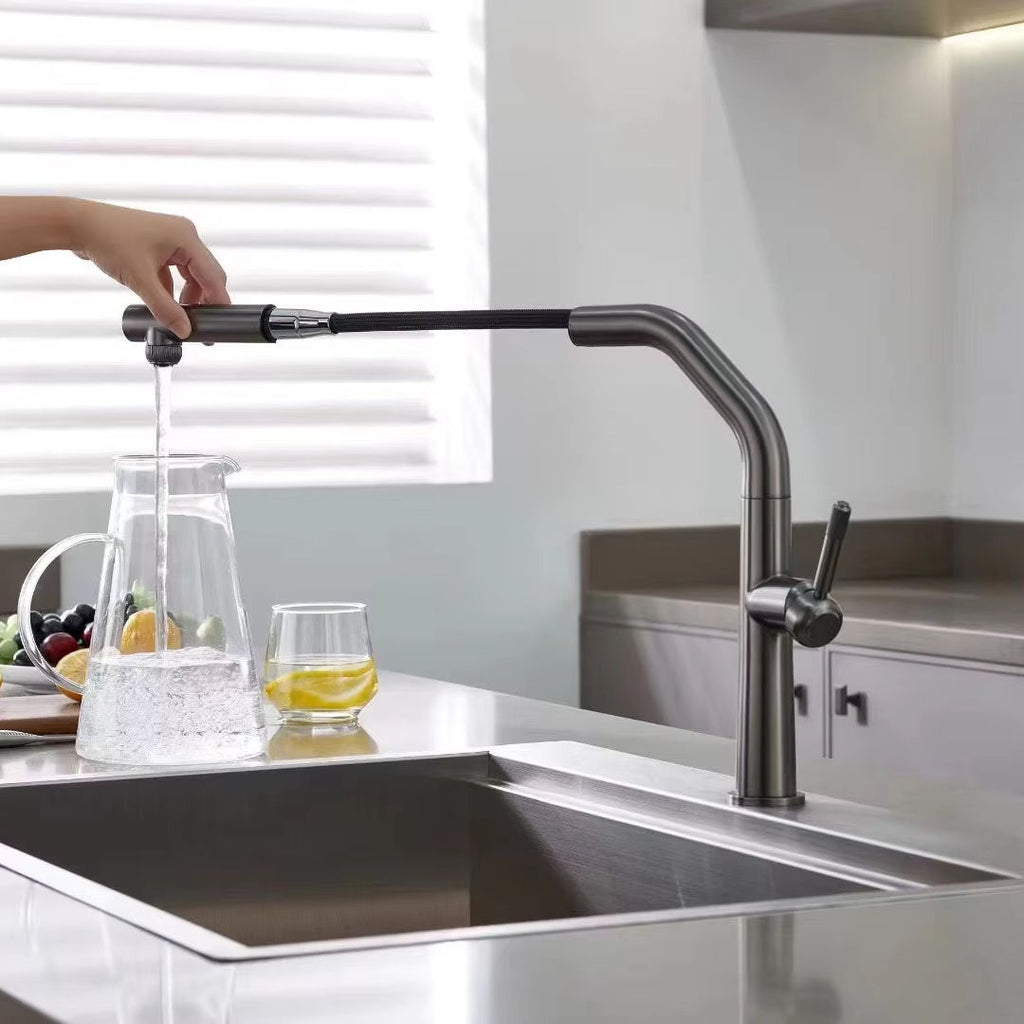 Antiqle Meran Küchenarmatur – Wasserfilter, Ausziehbar, 360° drehbar