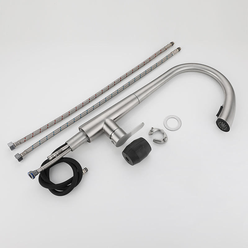 Antiqle Richmond Küchenarmatur – Ausziehbar, 60 cm, Edelstahl