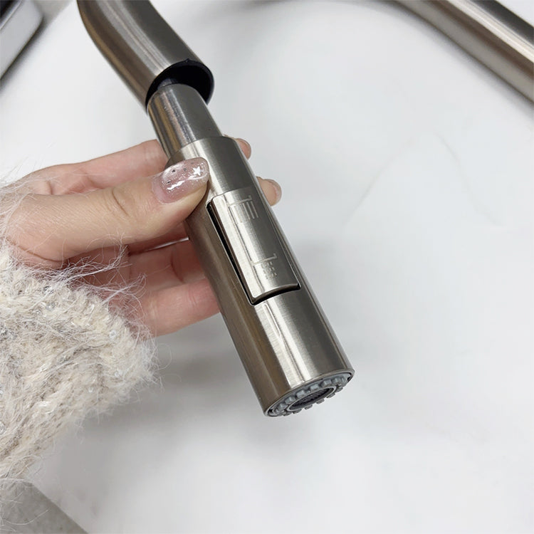 Antiqle Vareno Küchenarmatur – Ausziehbar, Edelstahl, Gebürstet