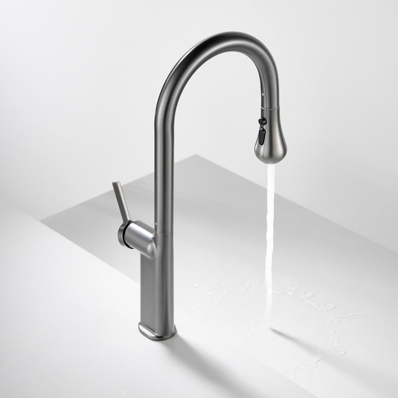 Antiqle Hartley Küchenarmatur – Ausziehbar, 360° drehbar, 60 cm Schlauch